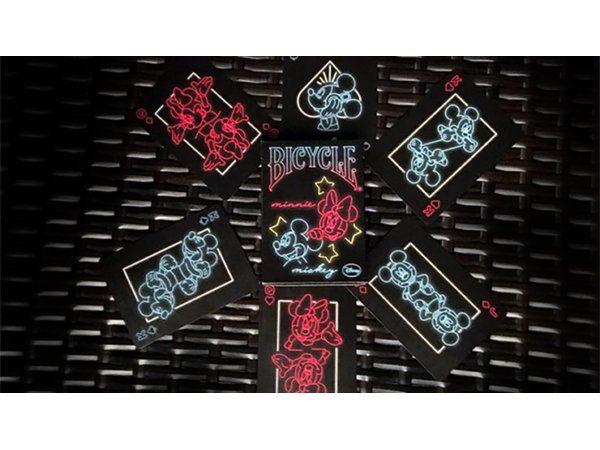 Mickey Mouse Neon Playing Cards