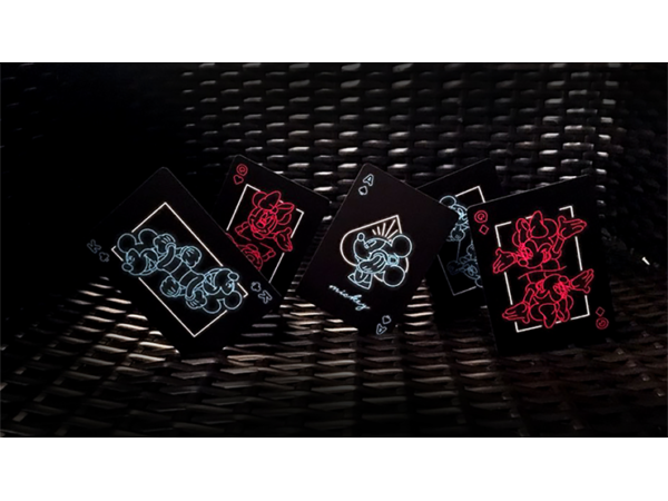 Mickey Mouse Neon Playing Cards