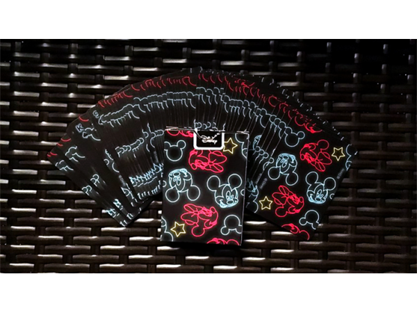 Mickey Mouse Neon Playing Cards