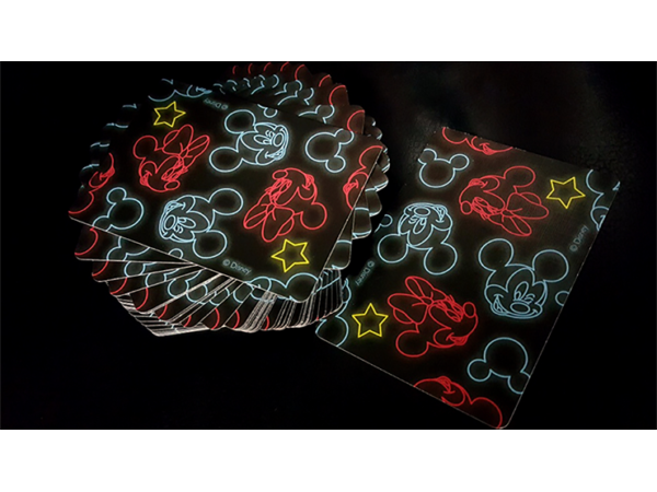 Mickey Mouse Neon Playing Cards
