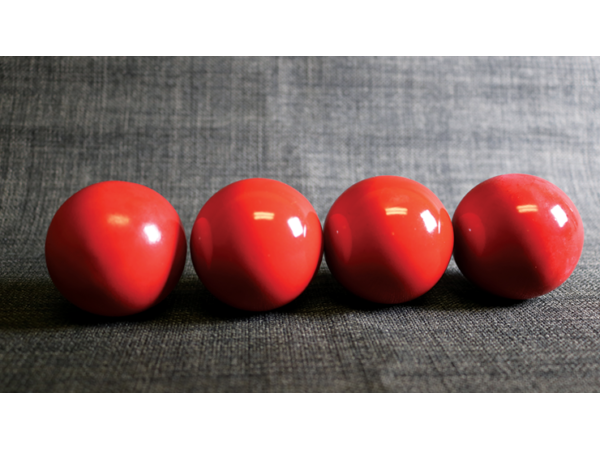 Wooden Billiard Balls (2" Red) by Classic Collections