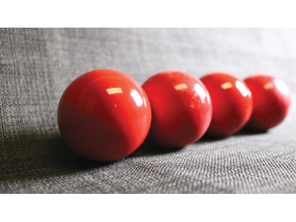 Wooden Billiard Balls (2" Red) by Classic Collections