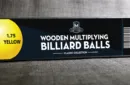 Wooden Billiard Balls (1.75" Yellow) by Classic Collections – Image 1