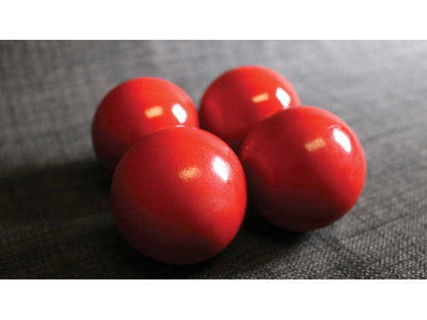 Wooden Billiard Balls (1.75" Red) by Classic Collections