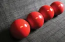 Wooden Billiard Balls (1.75" Red) by Classic Collections – Image 3