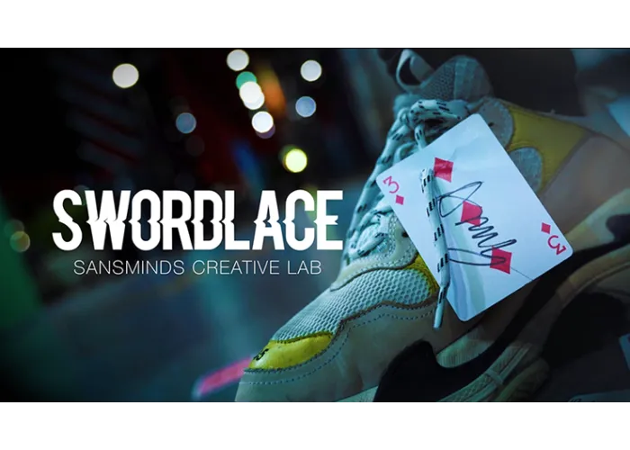 Pro Series: Swordlace Black (DVD and Gimmick) by SansMinds Creative Lab - DVD