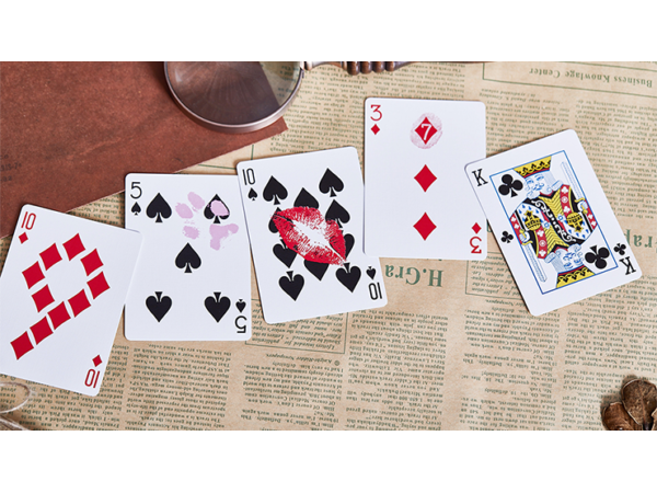 Bicycle Chic Gaff Rider Back V2 (Blue) Playing Cards by Bocopo