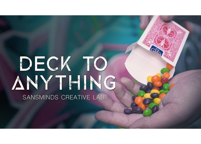Deck To Anything (DVD and Gimmick) by SansMinds Creative Lab - DVD
