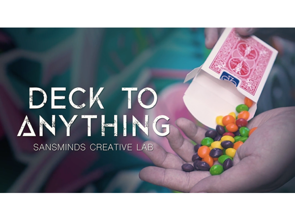 Deck To Anything (DVD and Gimmick) by SansMinds Creative Lab - DVD
