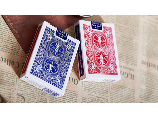 Bicycle Chic Gaff Rider Back V2 (Red) Playing Cards by Bocopo