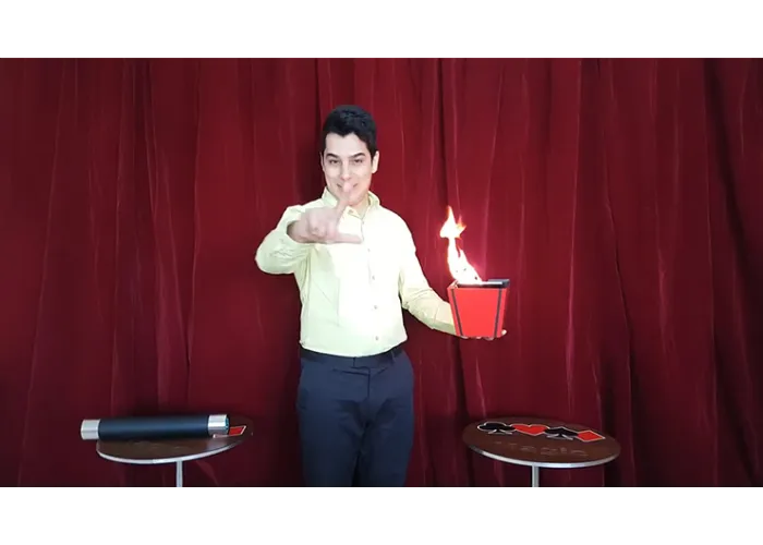 Fire to Colorful Vases (4 Times) by Tora Magic - Trick
