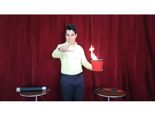 Fire to Colorful Vases (4 Times) by Tora Magic - Trick
