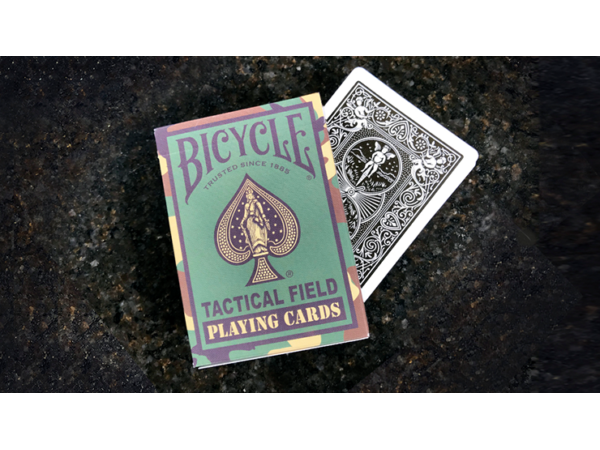Bicycle Tactical Field Green Camo/Brown Camo (6 Decks) by US Playing Card Co
