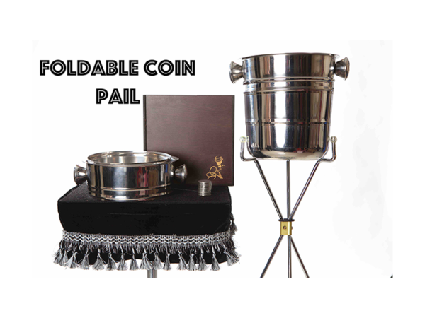 Foldable Coin Pail by Victor Voitko (Gimmick and Online Instructions)