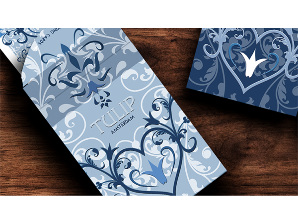 Tulip Playing Cards (Light Blue) by Dutch Card House Company