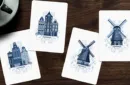Tulip Playing Cards (Light Blue) by Dutch Card House Company – Image 3