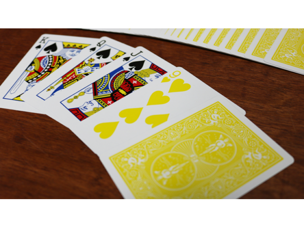 Bicycle Yellow Playing Cards by US Playing Cards