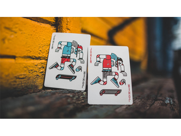 Skateboard V2 (marked) Playing Cards by Riffle Shuffle
