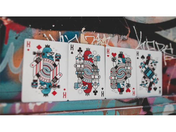 Skateboard V2 (marked) Playing Cards by Riffle Shuffle