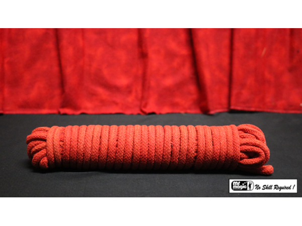 Cotton Rope (Red) 50 ft by Mr. Magic / 8 mm 15m