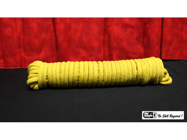 Cotton Rope (Yellow) 50 ft by Mr. Magic /  8 mm 15m