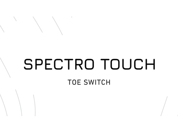 Spectro Touch Toe Switch by Joao Miranda and Pierre Velarde