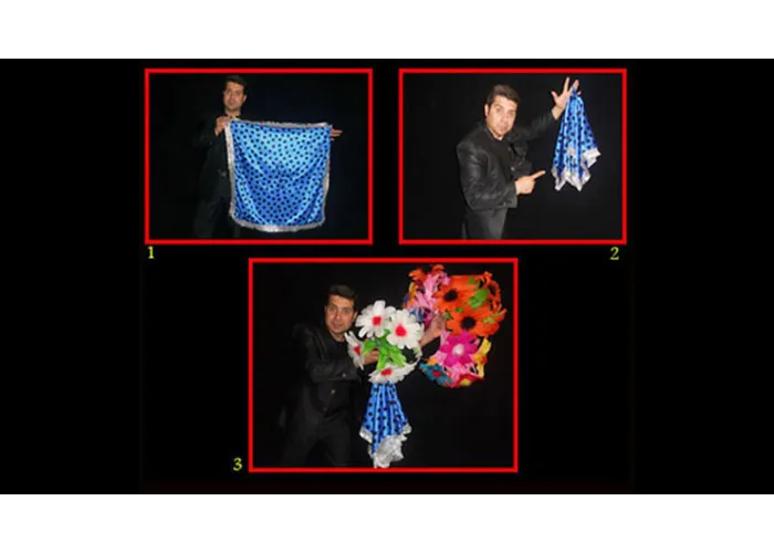 Appearing Bouquets from Hank (4) by Black Magic - Trick