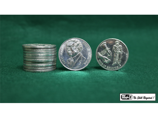 Houdini Palming Coins (12 pieces) by Mr. Magic