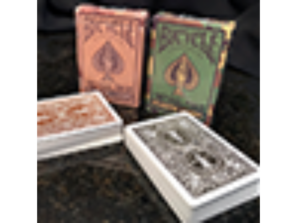 Bicycle Tactical Field Green Camo/Brown Camo (6 Decks) by US Playing Card Co