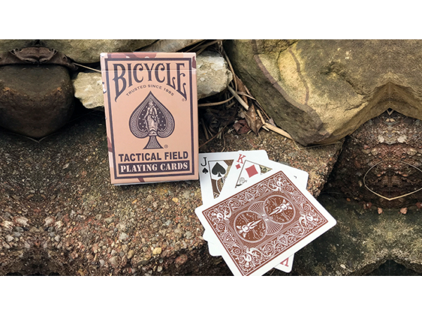 Bicycle Tactical Field Green Camo/Brown Camo (6 Decks) by US Playing Card Co