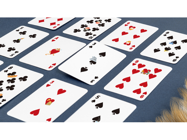 Meow Star Vending Machine (Cherry) Playing Cards by Bocopo