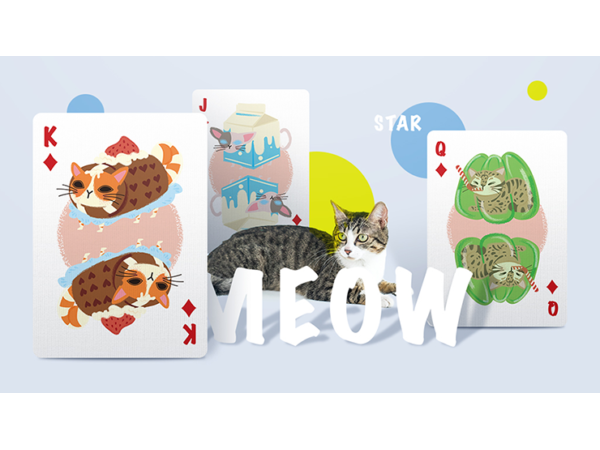 Meow Star (Knitted Sweater) Playing Cards by Bocopo