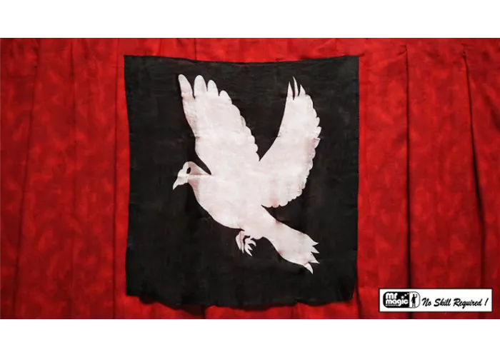 Production Silk Dove Print 16" x 15" by Mr. Magic - Trick