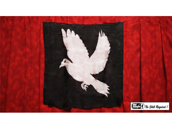 Production Silk Dove Print 16" x 15" by Mr. Magic - Trick