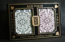 KEM Poker Plastic Playing Cards Jacquard (Purple and Green 2 Deck Set Standard Index) – Image 1