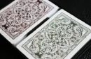KEM Poker Plastic Playing Cards Jacquard (Purple and Green 2 Deck Set Standard Index) – Image 3