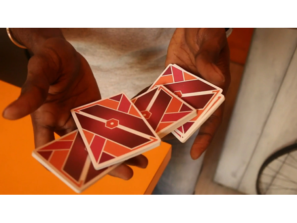 Pastels Orange Limited Edition Playing Cards