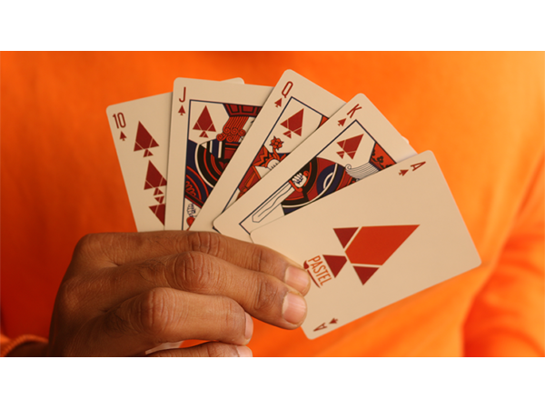 Pastels Orange Limited Edition Playing Cards