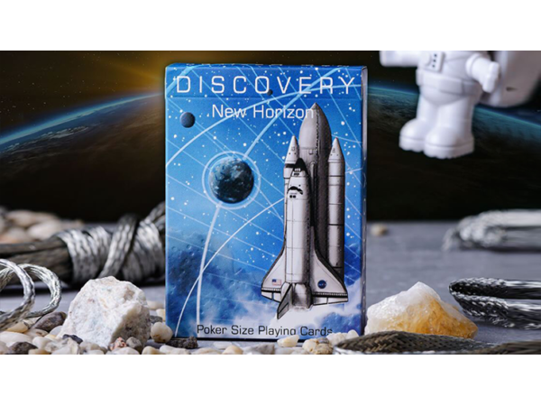 Discovery New Horizon (Blue) Playing Cards by Elephant Playing Cards