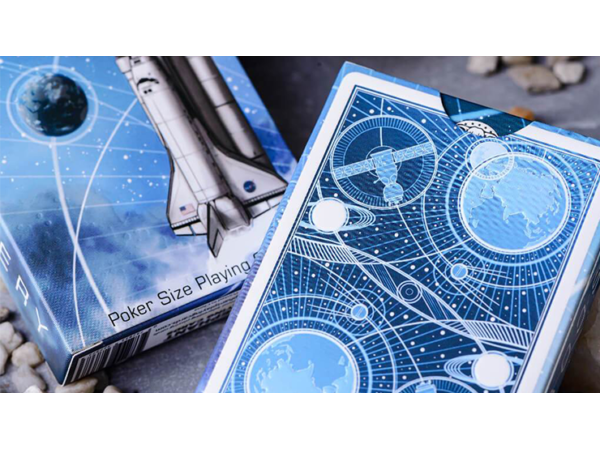 Discovery New Horizon (Blue) Playing Cards by Elephant Playing Cards