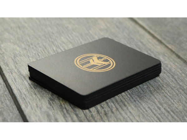 FIBER BOARDS Cardistry Trainers (Black Onyx) by Magic Encarta - Trick