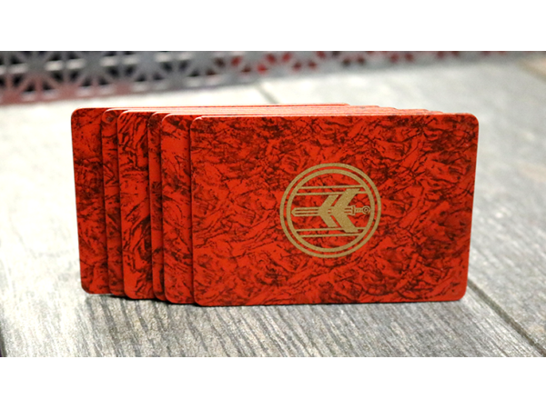 FIBER BOARDS Cardistry Trainers (Tigers Eye) by Magic Encarta - Trick