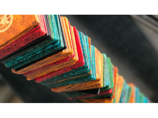 FIBER BOARDS Cardistry Trainers (Tigers Eye) by Magic Encarta - Trick