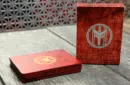 FIBER BOARDS Cardistry Trainers (Jasper Red) by Magic Encarta - Trick – Image 1