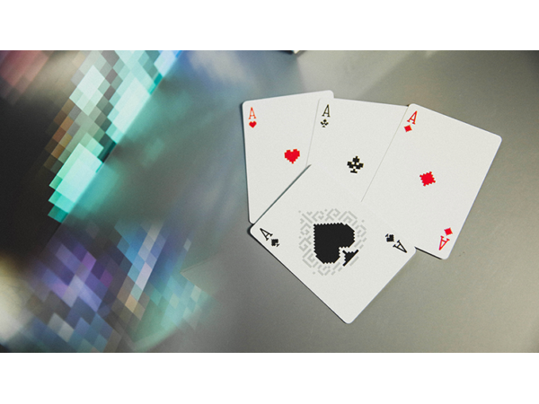 Bicycle PIXEL Playing Cards Collector 3 card Set By TCC Presents