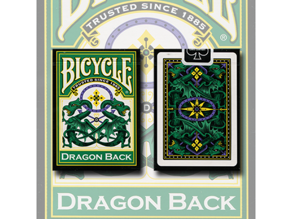 Bicycle Dragon Green by Gamblers Warehouse