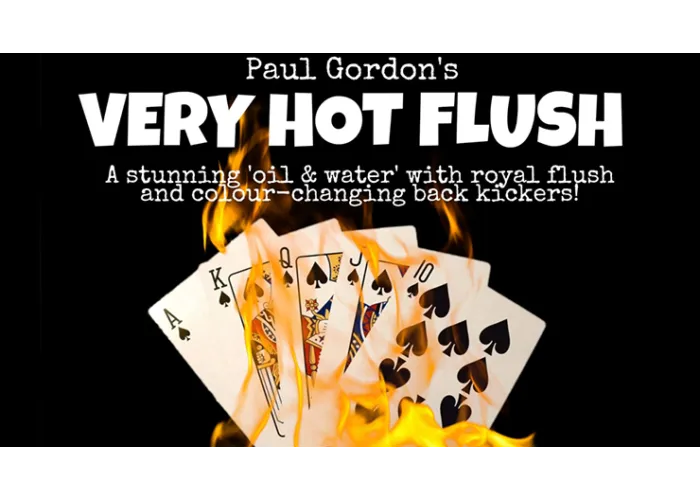 Very Hot Flush by Paul Gordon (Gimmick and Online Instructions)