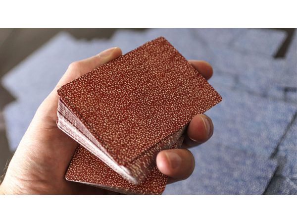 Limited Late 19th Century Square Faro (Red) Playing Cards