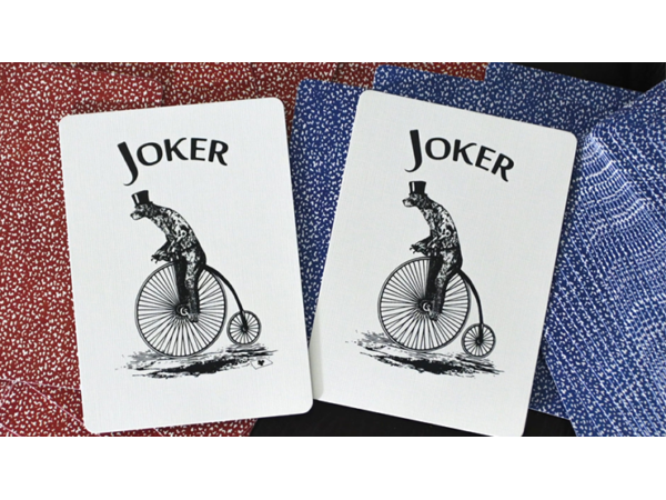 Limited Late 19th Century Square Faro (Blue) Playing Cards