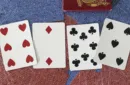 Limited Late 19th Century Square Faro (Blue) Playing Cards – Image 3